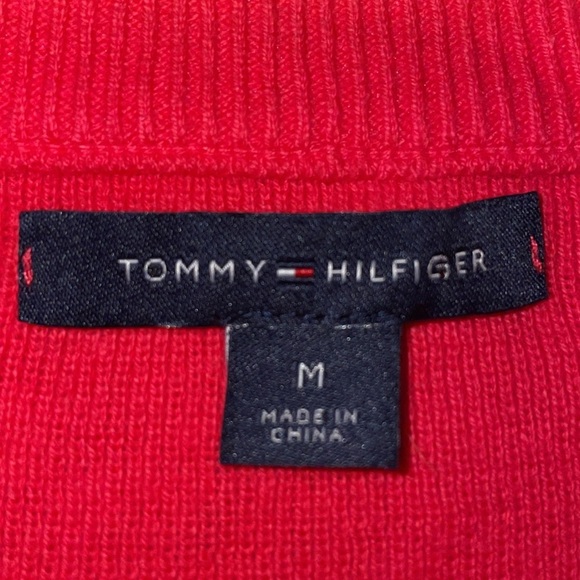 Tommy Hilfiger 100% Cotton Striped Pull Over Long Sleeve Sweater.  Size Medium. - Picture 2 of 10